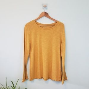 Banana Republic Mustard Yellow Malibu Tee